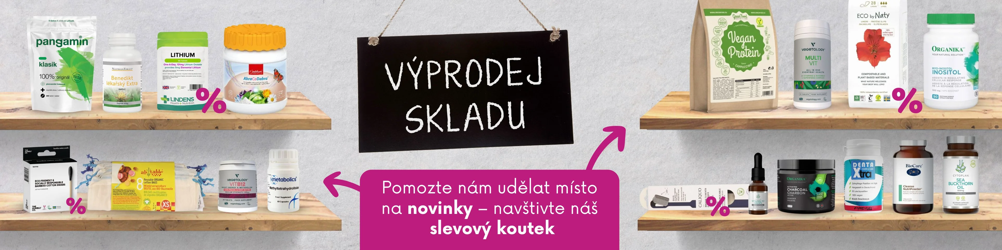 VÝPRODEJ SKLADU