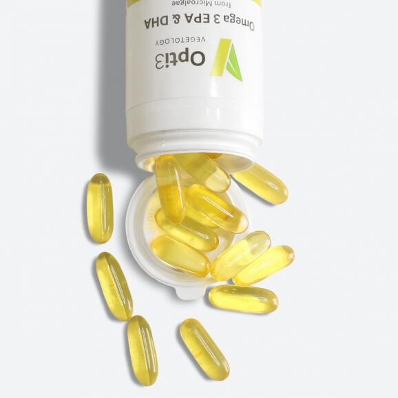 Opti3 Omega-3 EPA a DHA s vitamínom D3 60 kapsúl (3-balenie s dopravou zdarma) 2
