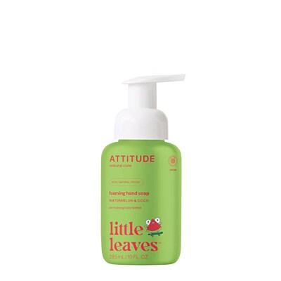 ATTITUDE Little Leaves – Dětské pěnivé mýdlo na ruce (meloun a kokos), 295 ml