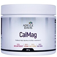 Adelle Davis vápník, hořčík a vitamin C prášek, 200 g