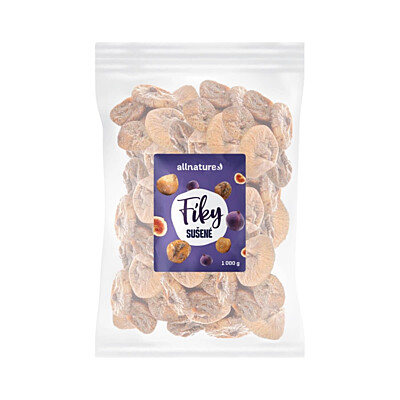 Allnature Sušené fíky, 1000 g