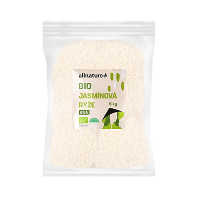 Allnature Bílá jasmínová rýže BIO, 5 kg