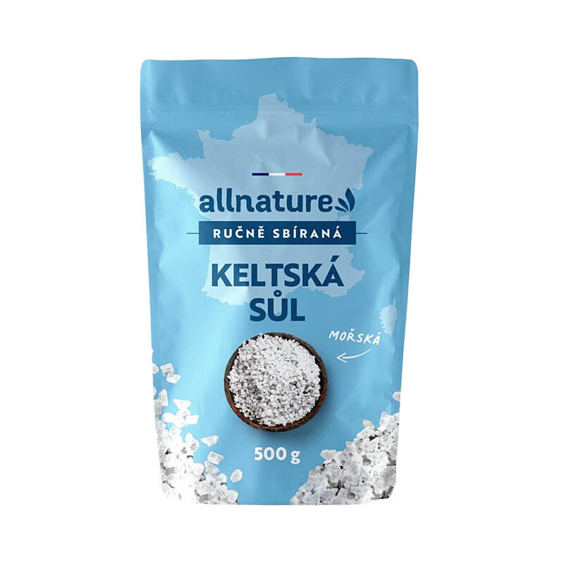 Allnature Keltská soľ, 500 g