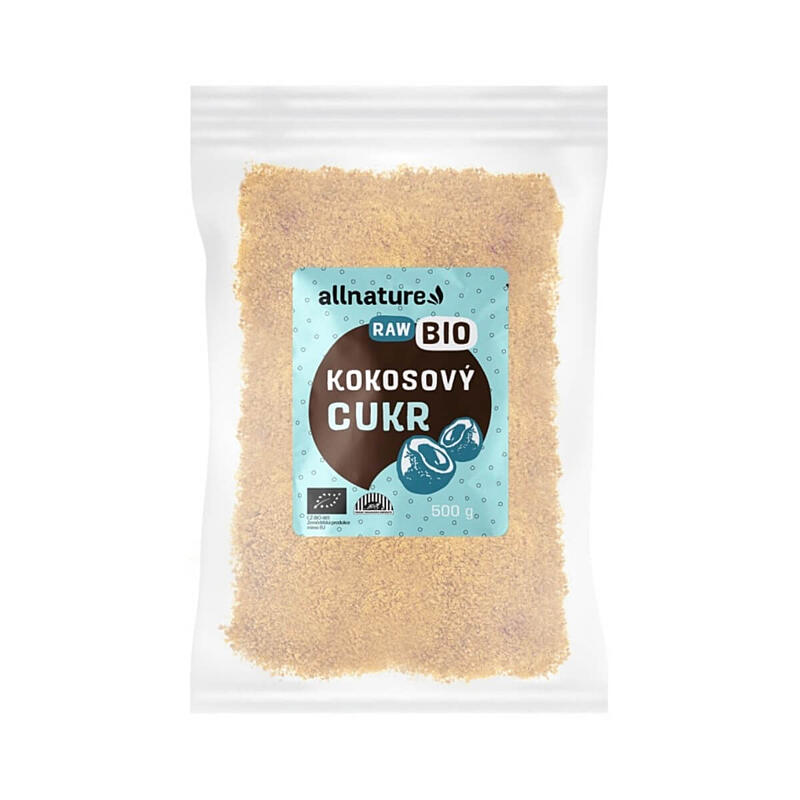 Allnature Kokosový cukor BIO, 500 g