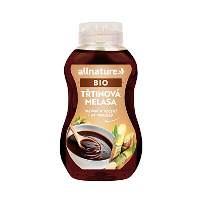 Allnature Třtinová melasa BIO, 250 ml