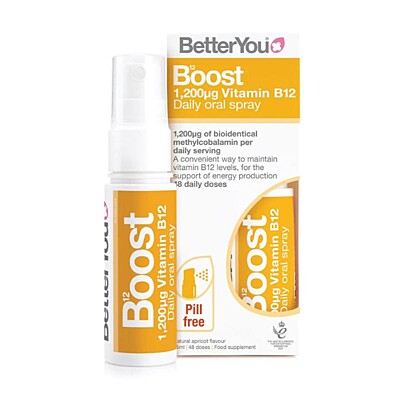 BetterYou Vitamín B12 300µg v spreji (Methylcobalamin) 25ml