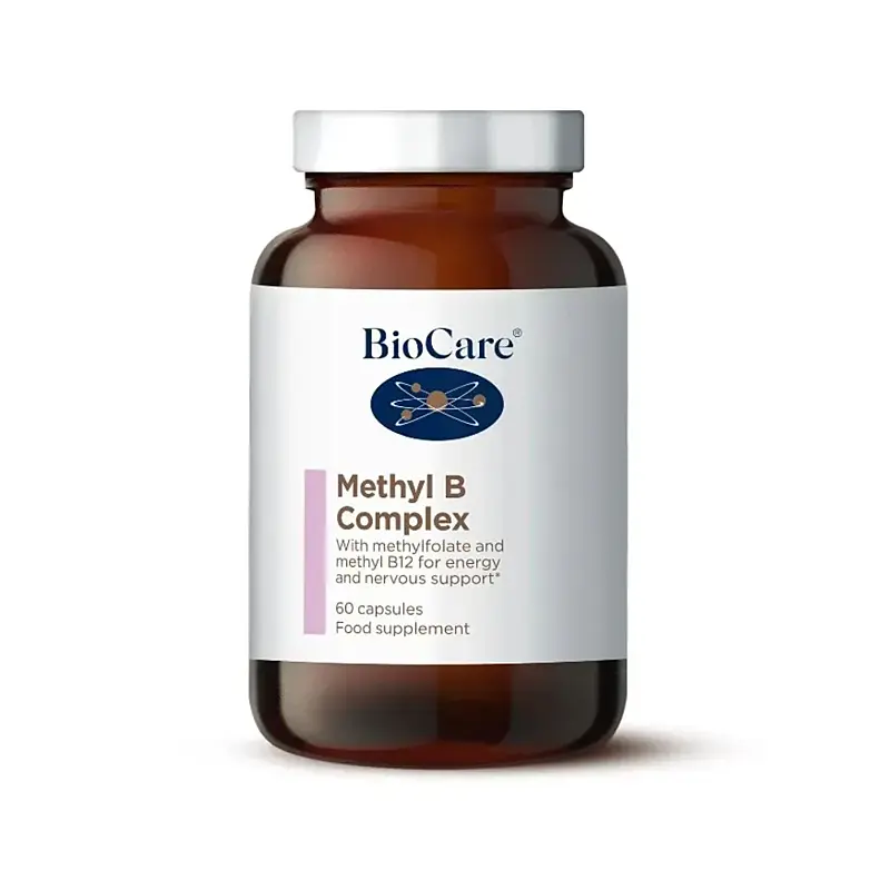 BioCare - Methyl B Complex - vitamin B komplex, 60 kapslí