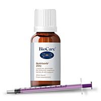 Biocare Nutrisorb® Tekutý zinok, vegan kvapky 30ml