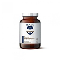 BioCare BioAcidophilus probiotika pro děti s banánovou příchutí v prášku, 60 g