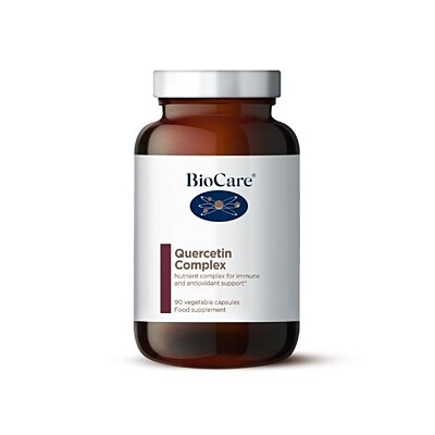 BioCare Quercetin Plus - Kvercetin, Bromelain, vitamín C, extrakt zo žihľavy, 90 kapsúl