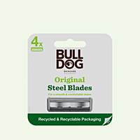 Bulldog Original Náhradné hlavice na holenie, 4 ks