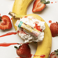 Crazy Rumors balzam na pery Banana Split, 4,2 g