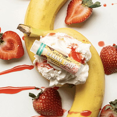 Crazy Rumors balzam na pery Banana Split, 4,2 g