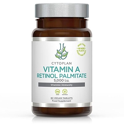Cytoplan Vitamín A (retinol palmitát) 5000iu, 60 vegan kapslí