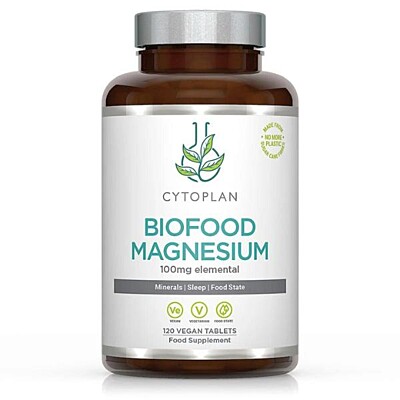 Cytoplan Biofood Magnesium 100 mg, 120 vegan tabliet