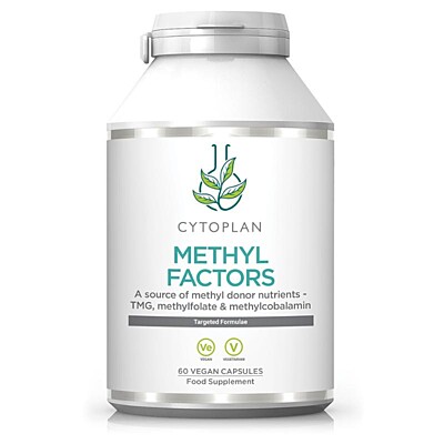 Cytoplan METHYL FAKTORY - B1 + Betaín + B2 + B6 + L-Metylfolát vápenatý + Vitamín B12 a Zinok, 60 kapsúl