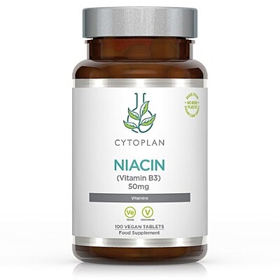 Cytoplan Niacin - Vitamín B3 (niacínamid), 50 mg, 120 kapsúl
