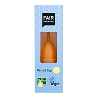 Fair Squared Menštruačný kalíšok z prírodného latexu s látkovým sáčkom