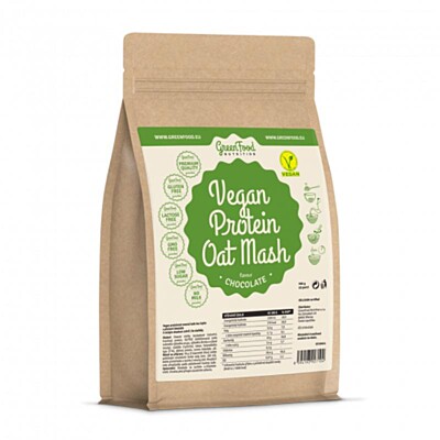 Greenfood Nutrition proteínová ovsená kaša príchuť čokoláda, 500 g