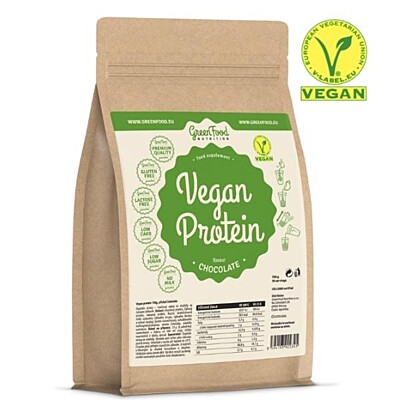GreenFood Nutrition Vegan protein príchuť čokoláda 750g