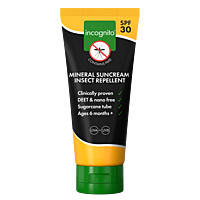 Incognito Opaľovacie mlieko a repelent, SPF30, 100 ml