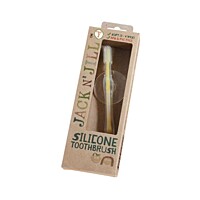 Jack N‘ Jill Silikonový zubní kartáček se štítem