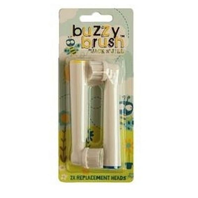 Jack N' Jill Náhradné hlavice na detskú zubnú kefku Buzzy Brush, 2 ks