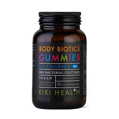 KIKI Health Body Biotics Gummies – Žvýkací probiotika pro děti, 30 ks