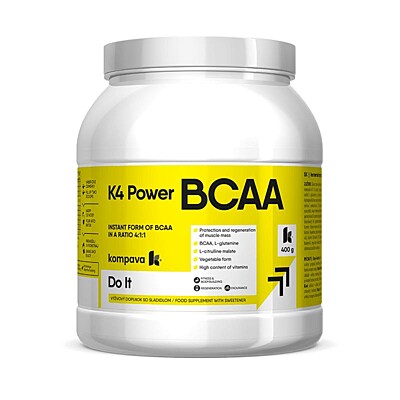 Kompava K4 Power BCAA 4:1:1 instantné, 400 g