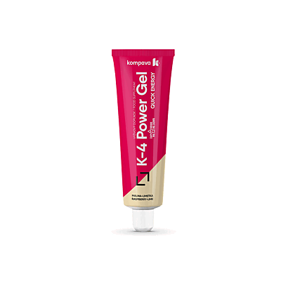 Kompava K4 Power Gel (malina-limetka), 70 g