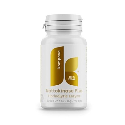 Kompava - Nattokinase Plus a inulin, 90 kapslí	