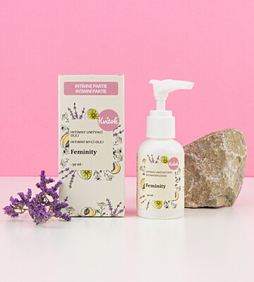 Kvítok Intimní Mycí Olej - Feminity, 50 ml