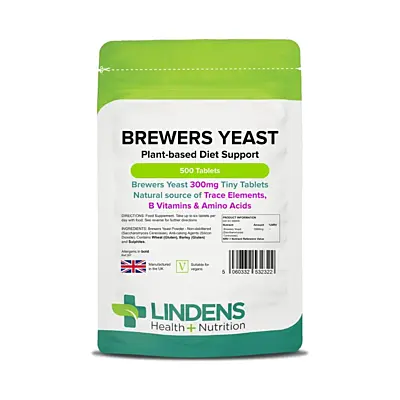 LINDENS Health + Nutrition Pivovarské kvasnice 300 mg, 500 tablet