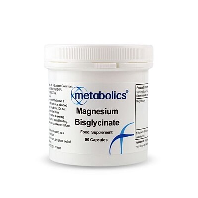Metabolics Magnesium bisglycinát (horčík), 90 vegan kapsúl