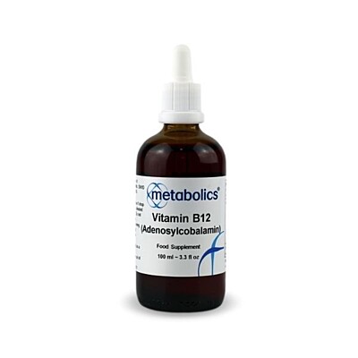 Metabolics Tekutý vitamín B12 (Adenosylcobalamin), vegan kvapky 100 ml