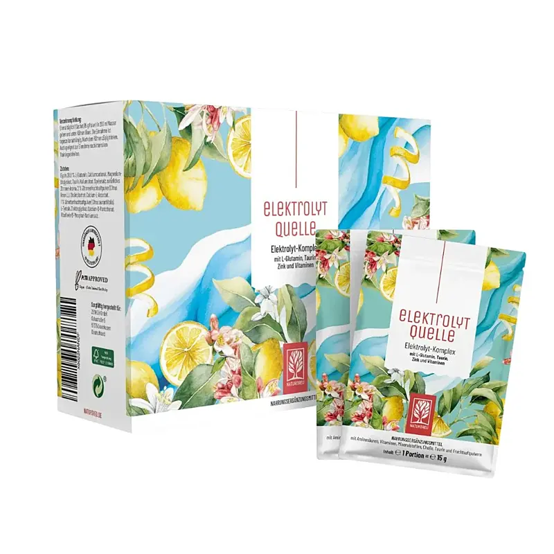 Naturtreu Zdroj elektrolytov – komplexný nápoj v prášku s funkčnými aminokyselinami, 15 ks