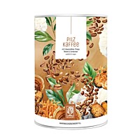 Naturtreu Hubová káva – kávový nápoj v prášku s levou hrivou, čagou, reishi a cordycepsom, 150 g