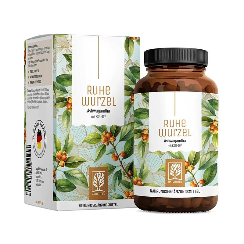 Naturtreu Korene pokoja – komplex s Ashwagandhou KSM-66®,  120 kapsúl