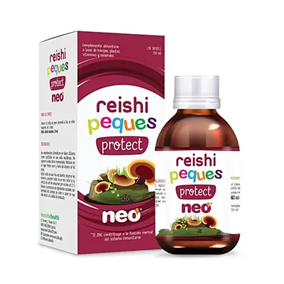 Neovital Health Reishi Peques Ochrana – Přírodní sirup pro děti s reishi, vitamínem C a zinkem, 150 ml