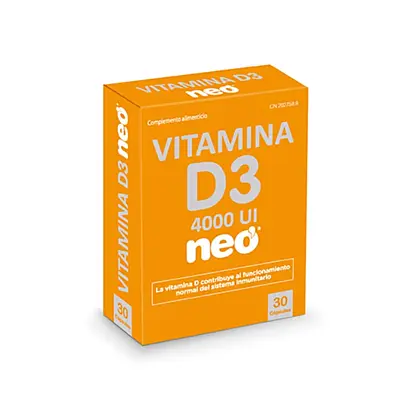 Neovital Health Vitamín D3 100 μg , 30 kapslí