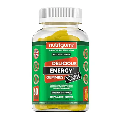 Nutrigums Energy Vitamín B Complex (Žvýkací vitamíny), 60 ks