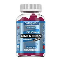 Nutrigums Mind & Focus Complex (Žvýkací vitamíny na koncentraci), 60 ks