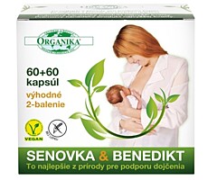Organika Benedikt lekársky + Senovka grécka, 60 + 60 kapsúl