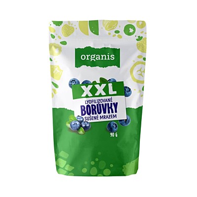 Organis Čučoriedky sušené mrazom XXL, 90 g