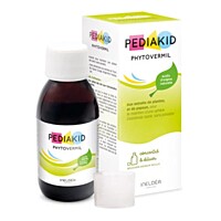 Pediakid Phytovermil – sirup pro děti na střeva a trávení s tymiánem, heřmánkem, zázvorem a vlašským ořechem (příchuť bobulové ovoce), 125 ml
