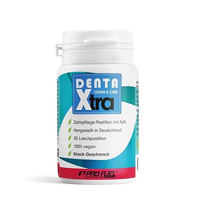 Profuel DENTA Xtra, pastilky na podporu zubů a dásní, višeň, 30 pastilek