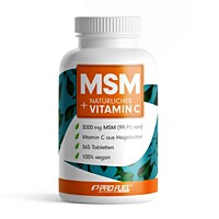 ProFuel MSM a prírodný vitamín C na kĺby, 365 tabliet