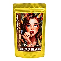Pure Cacao Sladké kakaové boby (slaný karamel), 100 g