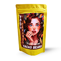 Pure Cacao Sladké kakaové boby (slaný karamel), 100 g