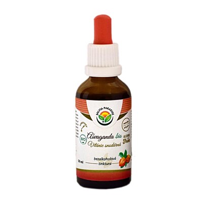 Salvia Paradise – Ashwagandha BIO tinktúra bez alkoholu, 50 ml 